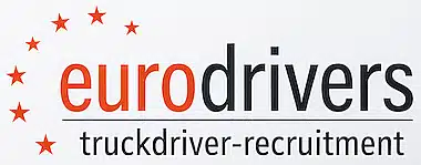 Eurodrivers Germany Logo in RAL 2008 Orange und Schwarz mit EU‑Sternen